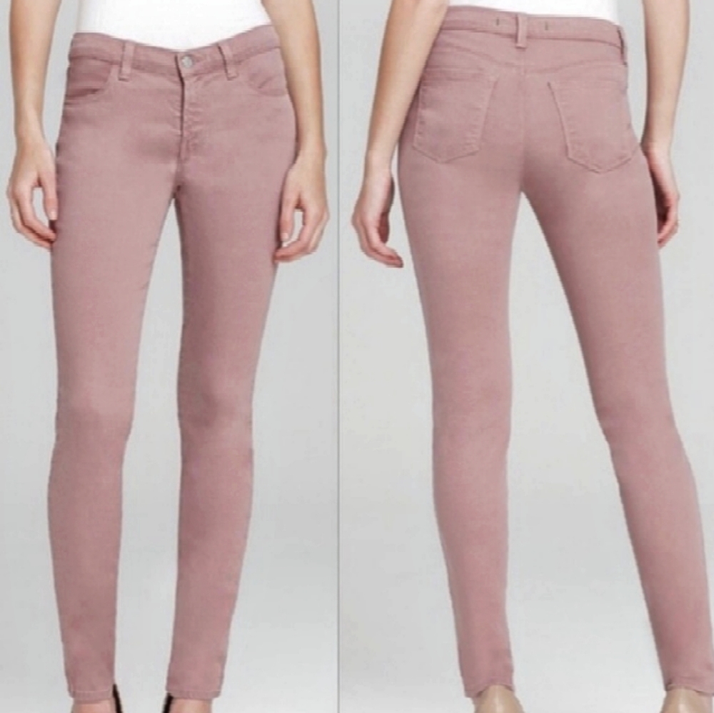 J Brand Mauve Skinny Leg Jeans